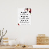 日最高の印の日結婚日yes日マルサラフローラ ポスター (キッチン)