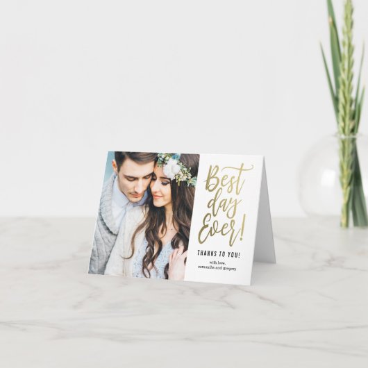 日最高の変更可能カラーサンキューカード サンキューカード (正面)