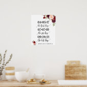 日最高の日の日のyes日マルサラフローラ ポスター (キッチン)