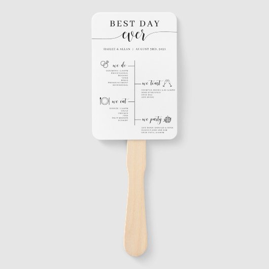 日最高の時のラ結婚ムラインプログラムファン ハンドファン (正面)