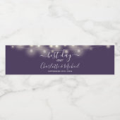 日最高の時の文字列が紫の結婚光 ペットボトルラベル (シングルラベル)