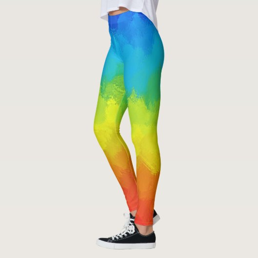 日最高の本衣服用の水彩レギンス レギンス (左)