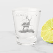 日最高の狩りのショットおもしろい ショットグラス (裏面)