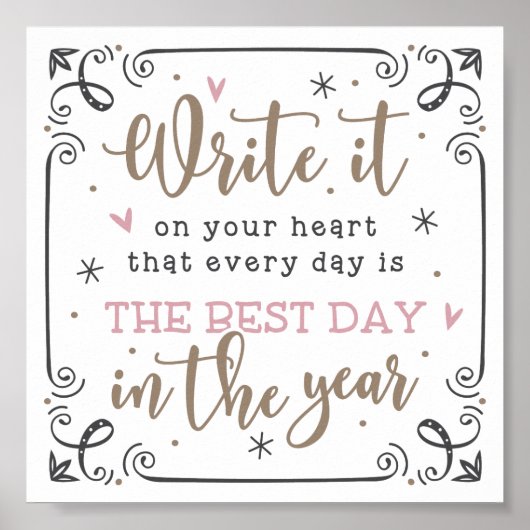 日最高の ポスター (正面)