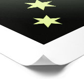 日月グラフィックアートポスター ポスター (角)