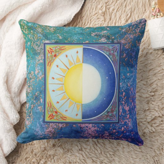 日月分 クッション (ブランケット)