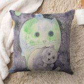 日月可逆枕 クッション (ブランケット)