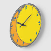 日月時計 ラージ壁時計 (傾斜)