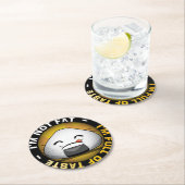 日本おもしろいのリボール ラウンドペーパーコースター (インサイチュ)