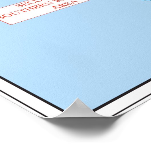 日本が予定している第2次世界大戦の開戦 ポスター (角)