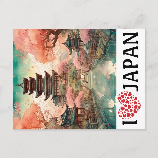 日本が大好き ポストカード (正面)