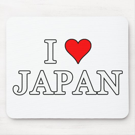 日本が大好き マウスパッド (正面)