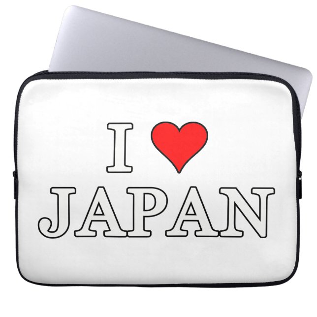 日本が大好き ラップトップスリーブ (正面)