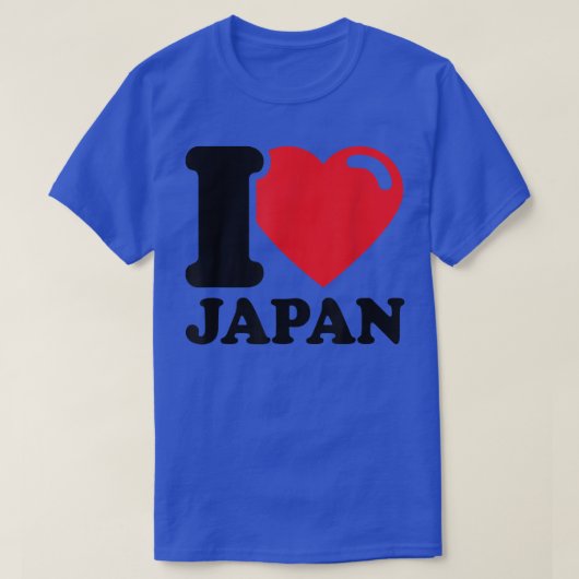 日本が大好き Tシャツ (デザイン正面)