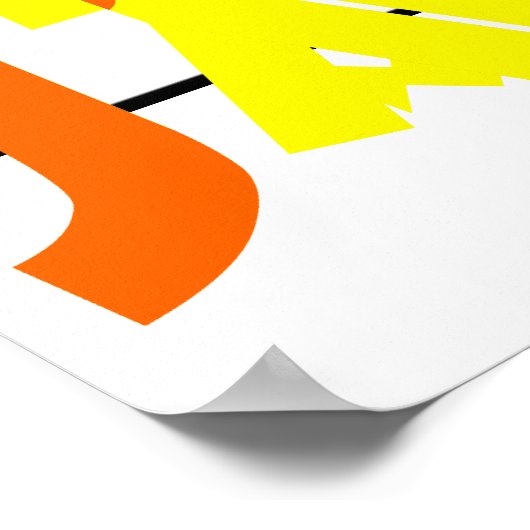 日本が好きで旭日 ポスター (角)