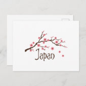 日本さくらんぼの花 ポストカード (正面/裏面)