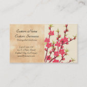 日本さくらんぼのKawarazaki Shodoの花のカレンダー 名刺 (正面)