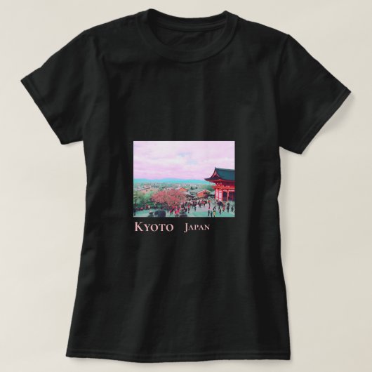 日本さくらんぼ春旅行 Tシャツ (デザイン正面)