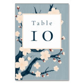 日本さくらんぼ結婚花 テーブルナンバー (正面)