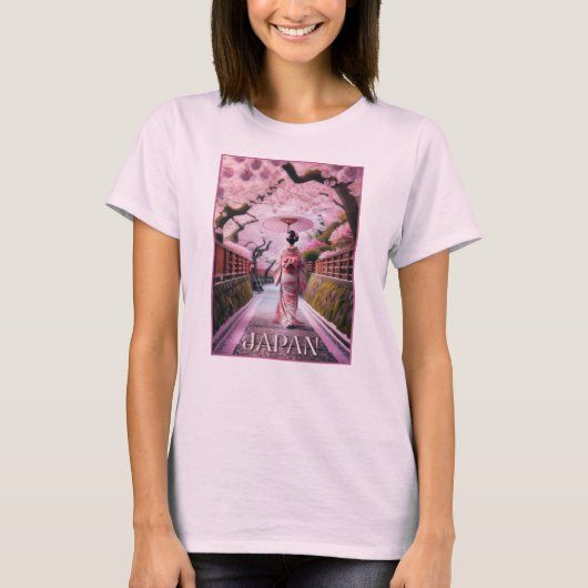 日本さくらんぼ Tシャツ (正面)