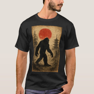 日本でビッグフット – ビンテージの日本サスカッチ Tシャツ