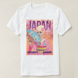 日本で楽しく Tシャツ
