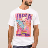 日本で楽しく Tシャツ (正面)
