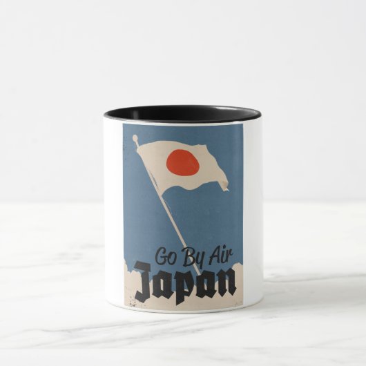 日本で航空旅行 マグカップ (中央)