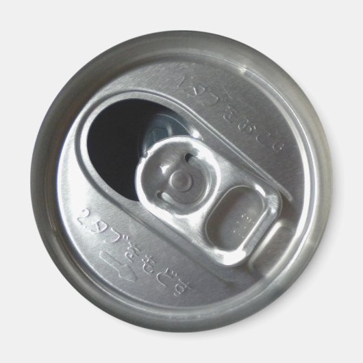 日本で飲める缶のカバーを開く マグネット (正面)