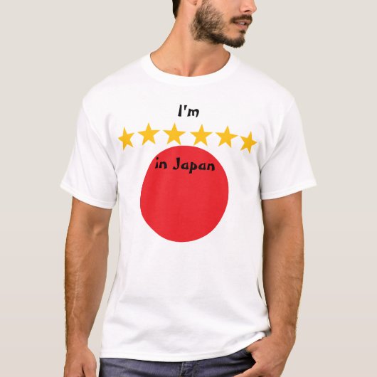日本で6つ星 Tシャツ (正面)
