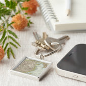 日本と中国の地図 キーホルダー (側面)