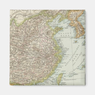 日本と中国の地図 マグネット