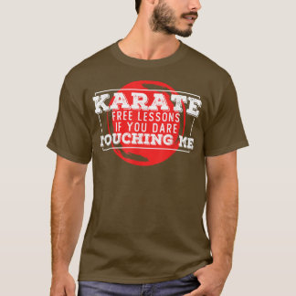 日本に触れもしる空手無料レッスン Tシャツ