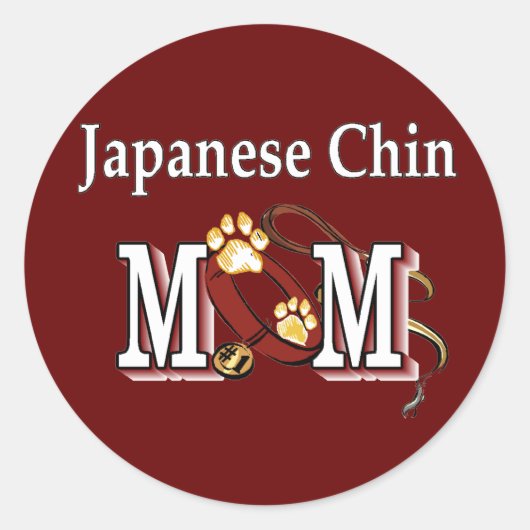 日本のお母さんプレゼント ラウンドシール (正面)