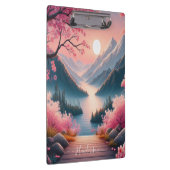 日本のお花見山林風景 クリップボード (右)