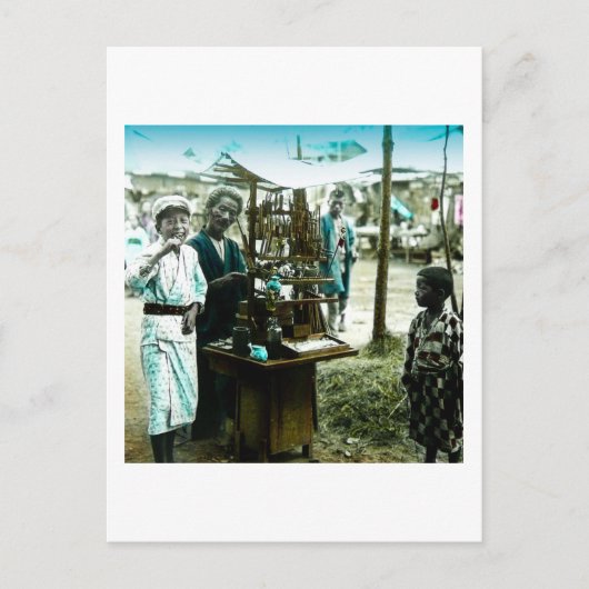 日本のお菓子ヴィンテージ 日本の ポストカード (正面)