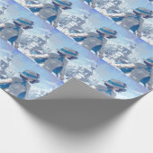 日本のかわいいかわいいアニメの女の子Tシャツ ラッピングペーパー (角)