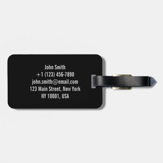 日本のかわいいすしピンク旅行 ラゲッジタグ (裏面横)