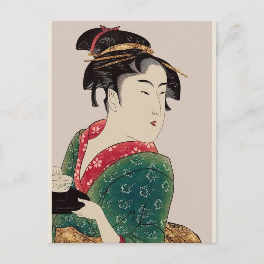 日本のご婦人 ポストカード (正面)