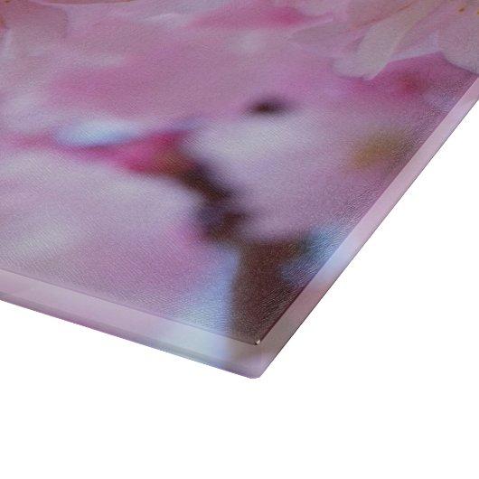 日本のさくらんぼの木の花 カッティングボード (角)