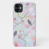 日本のさくらんぼの花と鳥 | iPhoneケース Case-Mate iPhoneケース (裏面)