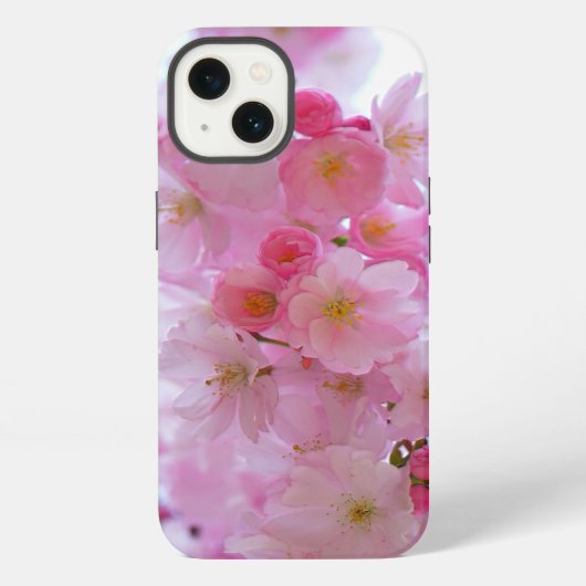日本のさくらんぼの花 iPhoneケース (裏面)