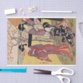 日本のさくらんぼティッシュペーパー付き女性 薄葉紙 (クラフト)