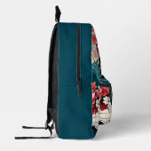 日本のさくらんぼブロッサムカスタムモノグラム名 プリントバックパック (左)