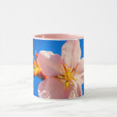 日本のさくらんぼ桜花 マグカップ (中央)