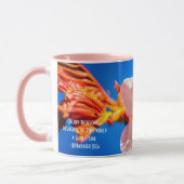 日本のさくらんぼ桜花 マグカップ (左)