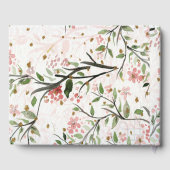 日本のさくらんぼ花 ゲストブック (裏面)