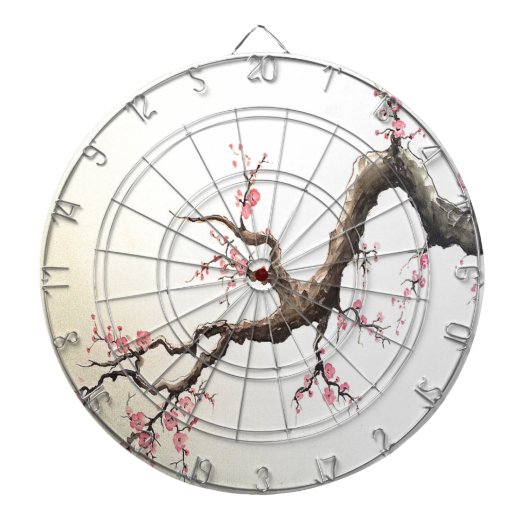 日本のさくらんぼ ダーツボード (正面)