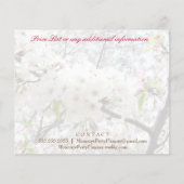 日本のさくらんぼ チラシ (裏面)