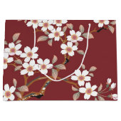 日本のさくらんぼ ラージペーパーバッグ (正面)